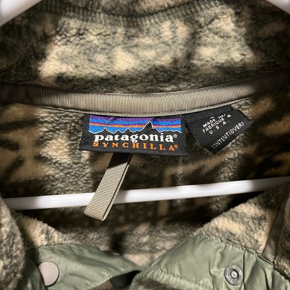 Vintage Patagonia Synchilla Fleece Pullover Snap T - Picture 3 of 6